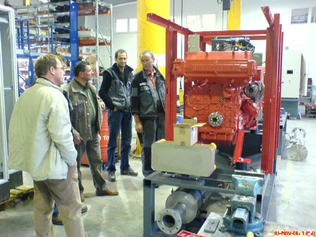 Zusammenbau BHKW 1+2 bei der Firma ETA-ONE Compact in Paternion in Kärnten