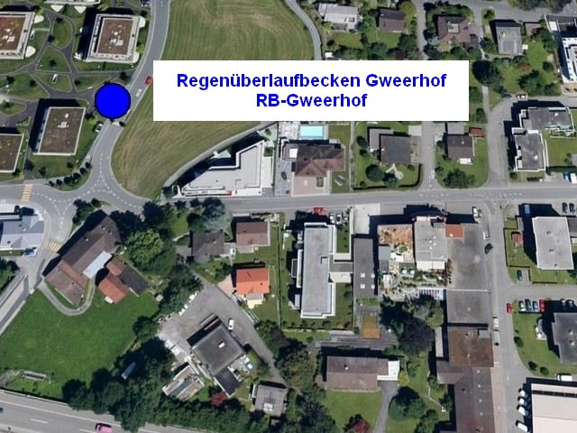Standort Regenüberlaufbecken-Gweerhof 2011