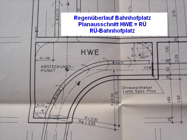 RÜ-Bahnhofplatz Plan  Detail Regenüberlauf 2011-03-21