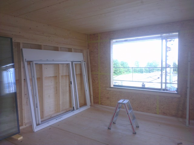 Fenster kurz vor dem Einbau